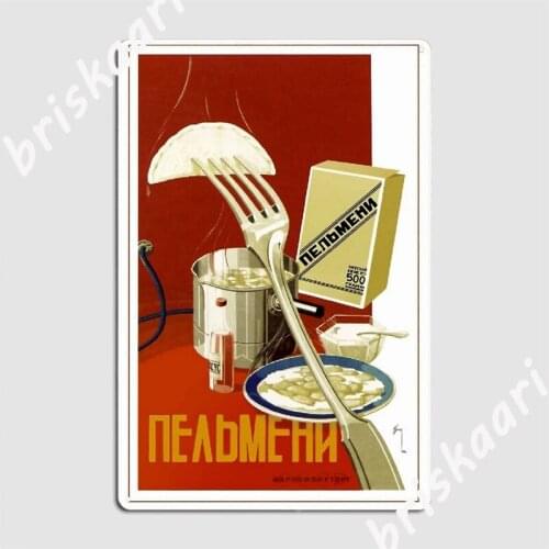 Soviet Propaganda Cccp Communism Metal Signs Wall Mural Garage Club Retro Plates Tin sign Posters