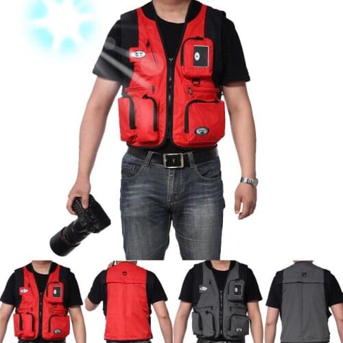 New Mounchain Outdoor Thin Muti-pockets Fishing Vest Outdoor Photography life Safety Vest Flying Fishing Vest