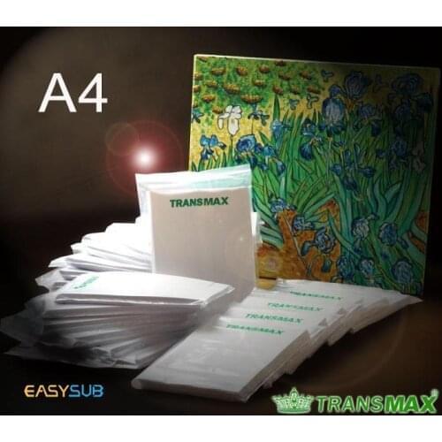 100 Sheets Tshirt Sublimation Machine A4 Inkjet Light Transfer Paper Heat Press for White Cotton Tshirt Fabric