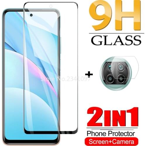 2-IN-1 Tempered Glass For Xiao 10T Pro Screen + Camera Protector On For xiaomi 10t lite for 10t pro Protector Screen Lens Glass