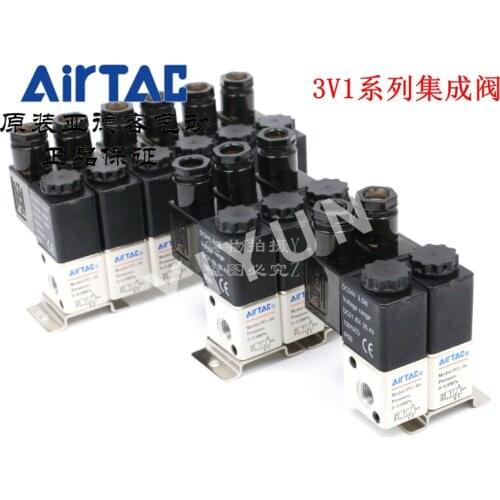3V106B-8F 3V106B-9F 3V106B-10F 3V106B-11F 3V106B-12F 3V106B-13F Pneumatic components AIRTAC 3V1series Solenoid Valve