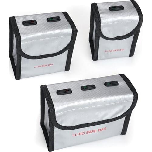 Safe Battery Storage Case Pouch Fireproof Bag Explosion-proof Bag Protective Case for DJI FPV Combo Drone Accessories