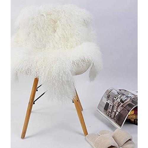 Large Long Wool Pile Sheepskin Rug Luxurious Lambskin Rug Genuine Sheepskin Rug Sheep Curly Fur Sheepskin shag Rug Curly Carpet