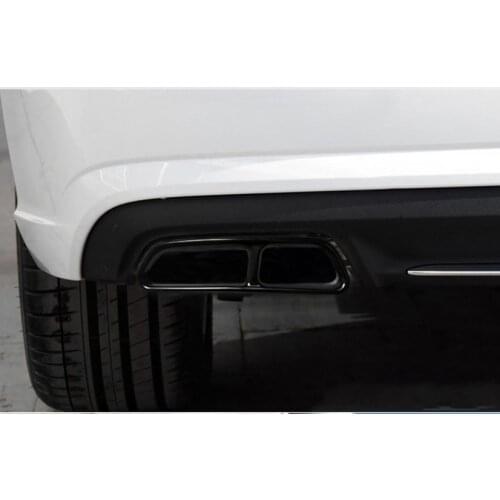 FOR audi A7 4m exhaust pipe muffler tail throat A6 C8 A7 Modification accessories