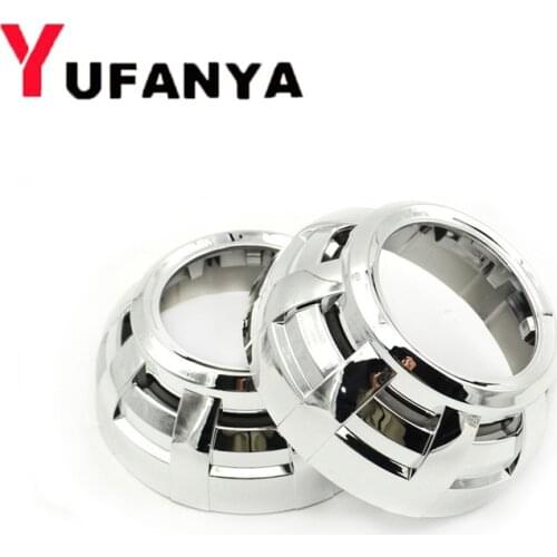 3 inch H4 Easy Install Koito Q5 Bi-xenon hid Projector shroud Mask Fit 2.5 inch 3.0 inch LHD RHD hid headlight projector lens