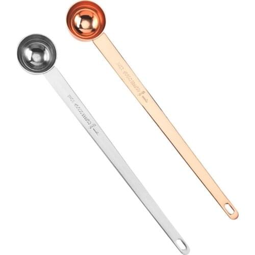 Long Handle Kitchen Measuring Spoon 15ml Kitchen Baking Milk Powder Measuring Cup Premium Stainless Steel Teaspoon