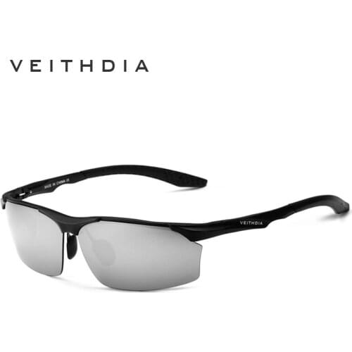 VEITHDIA Aluminum Magnesium Brand Polarizerd Mens Sunglasses Sun Glass Mirror Eyewear for Men Male oculos masculino 6576