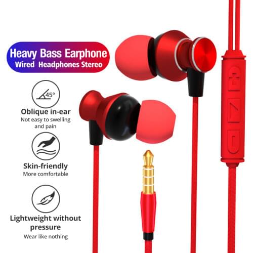 For Huawei Xiaomi Smart Phone Earphone With Mic Hifi Music Earbuds Auriculares Stereo Bass Gaming Headset Fone De Ouvido