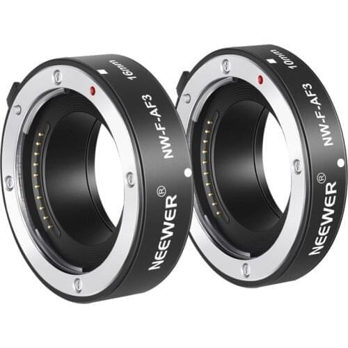 Neewer Auto Focus Macro Extension Tube 10mm&16mm For Fujifilm X-Mount Mirrorless Camera X-T20 X-T10 X-PRO3 X-PRO2 X-T200 X-T100