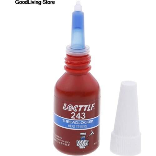 1 PC 10ml Screw Glue Thread Locking Agent Anaerobic Adhesive 243 Glue Oil Resistance Fast Curing for All Kinds of Metal Thread