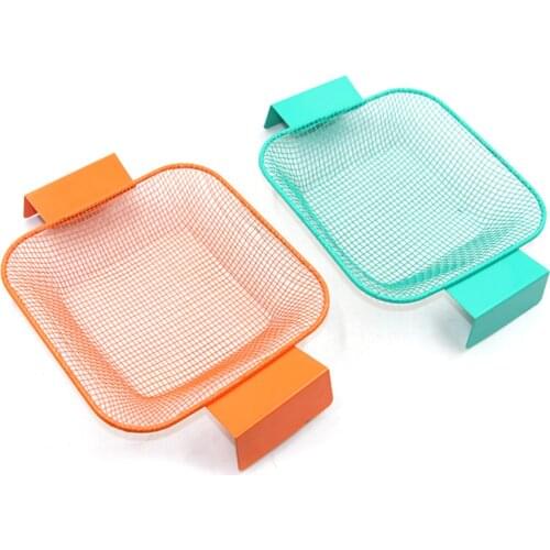 Portable Bait Screen Fishing Boiled Lure Net Mini Sieve Fishing Tool with 2 handles