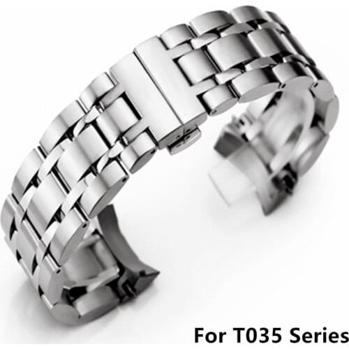 Stainless Steel Watchband for 1853 Couturier T035 Curved End 22/23/24mm Watch Band Women Strap Bracelet watch men