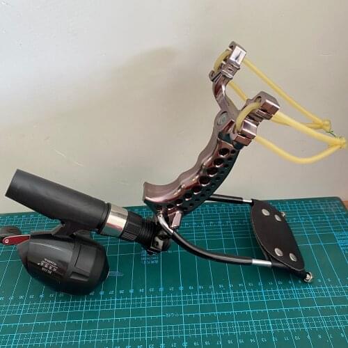 Slingshot shooting fishing slingshot bow and arrow shooting powerful fishing compound bow catching fish high speed hunting new