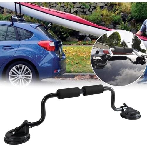 Car Rear Window Roof Kayak Rack Canoe Mount Boat Pusher Suction Cup Holder Boat Roller Load Assist Universal Support Bar
