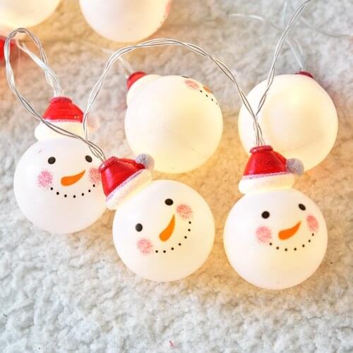 1.5 5M snowman led fairy string lights santa led Christmas light home garden indoor party wedding Christmas decoration light
