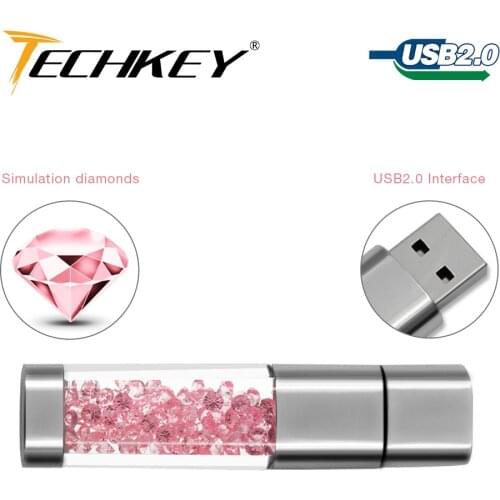 Lipstick usb flash drive 4GB 8GB 16GB 32GB 64GB crystal Jewelry creative u disk pen drive pendrive memory card disk