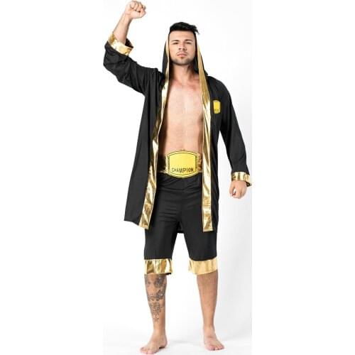 European and American Halloween lovers boxer fighter suit Cosplay game stage show Costume