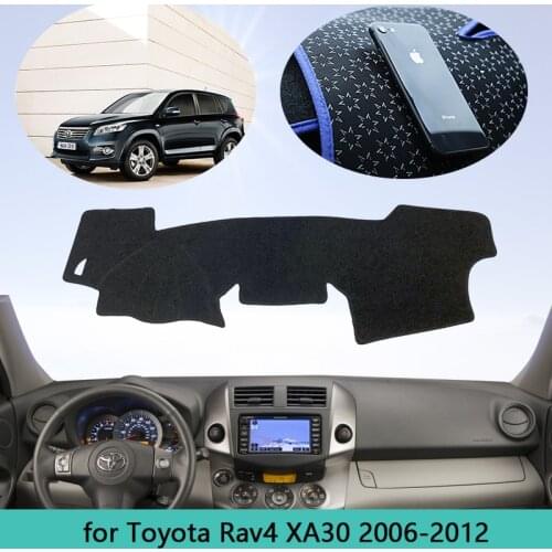 For Toyota Rav4 XA30 2006~2012 RAV 4 30 Protect Cape Car Accessories Dashboard Pad Cover Sunshade Dashmat Carpet Anti-slip Rug