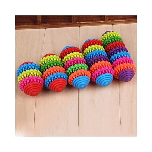 Healthy Teeth Gums Chew Gear Toy Chew Training Tool Colorful Rubber Pet Dog Puppy Dental Teething Toy