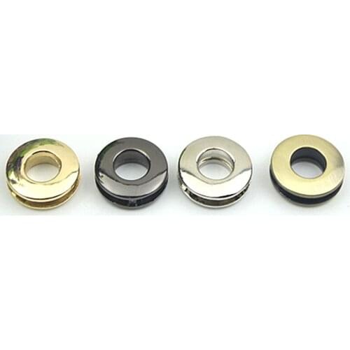 20pcs Metal Screw Back Eyelets With Washer Grommets Leather Craft Accessory For Bag Garment