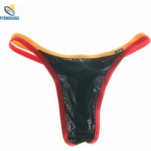 2016 Mens Sexy Thongs Gay Underwear Jockstrap Gay Thongs and G Strings Low Rise Mens Underwear Penis Hipster Mens Micro Bikini