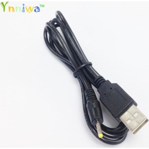 50pcs/lot USB 2.0A Type Male To DC2.5*0.7mm Power Charger Line cable line Connector Cord Black For PC,12 Copper core 80cm length