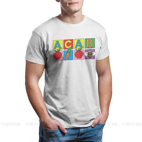 ACAB Kids Men TShirt Gay Lesbian Homosexual LGBT Pride Month Parades Crewneck Tops Fabric T Shirt Funny Birthday Gifts