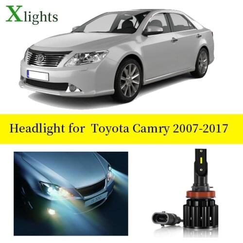 Car Canbus Led Headlight Bulb For Toyota Camry 2007 2008 2009 2010 2011 2012 2013 2014 2015 2016 2017 Low High Beam Lamp