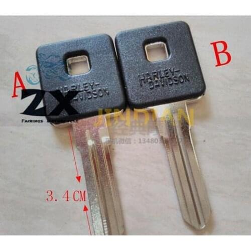 Motorcycle Black Blank Key Uncut Blade For Harley Sportster XL 883 1200 XL883 883C 883N 883L 883R XL1200 1200C 1200R 1200