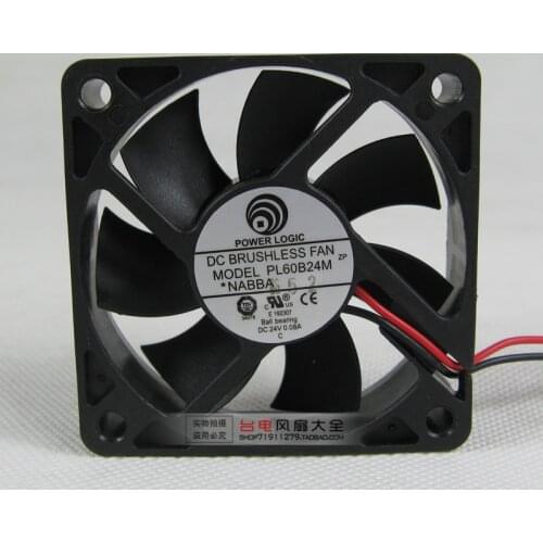 6015 6CM 24V 0.08A PL60B24M Double Ball Cooling Fan