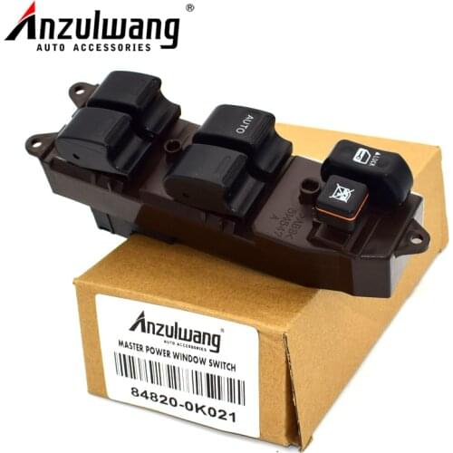 ANZULWANG Electric Power Window Lifter Master Control Switch 84820-0K021 For TOYOTA HILUX 2004-2007 LHD Innova/Kijang Innova