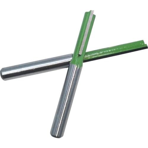 7pcs 6mm Shank Single Double Flute Straight Bit Milling Cutter for Wood Tungsten Carbide Router Bit Woodwork Tool MC06021