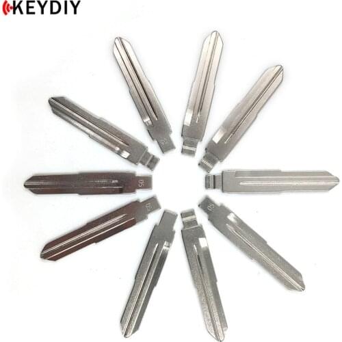KEYDIY 10 pcs/lot Metal Blank Uncut TOY43 Flip Remote Key Blade 05# For Toyota Suzuki Chevrolet