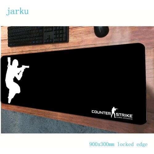 JARKU cs go 90x30cm mouse pad gaming mousepad gamer mouse mat Popular game pads computer keyboard padmouse laptop play mats