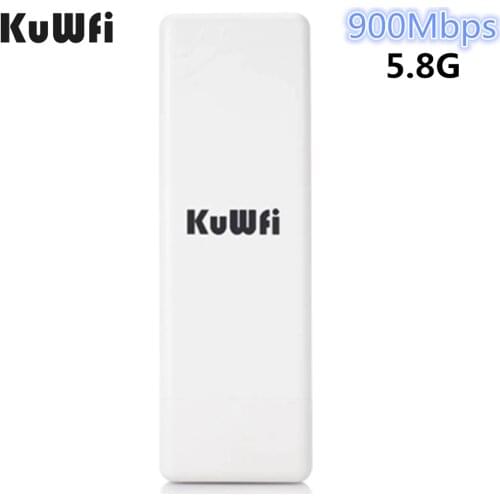 KuWFi 2KM Wireless Outdoor CPE WIFI Router 5.8G 900Mbps Access Point AP Router 1000mW WIFI Bridge WIFI Repeater WIFI Extender