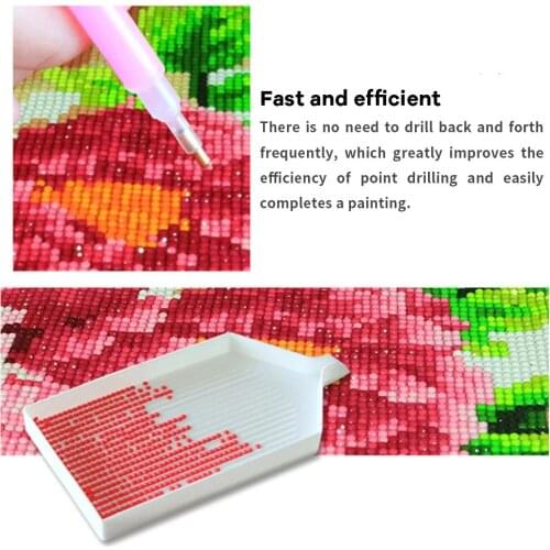 DIY Diamond Painting Tool Set 5D Mosaic Drill Pen Clay Tray Rhinestone Plate Kit DIY Crafts Sewing Embroidery Tools