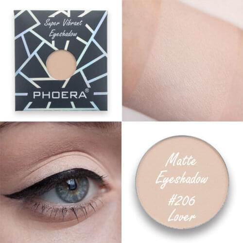 PHOERA 12-Color Eyeshadow Palette Mini Shimmer Waterproof Palette Monochrome Glitter Eye Shadow Natural Eye Makeup TSLM1