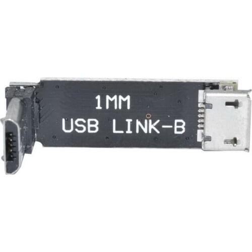 JHEMCU USB Link-B 90 Degree L Type Right Angle Micro USB Adapter Board Tuning Extension Board for RC FPV Tinywhoop Drones DIY