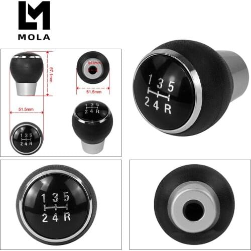 Car 5 Speed Gear Head Shift Knob MT Handball For Mitsubishi Lancer EX EVO GTS ASX V3 V5 V6 Auto Parts Accessories
