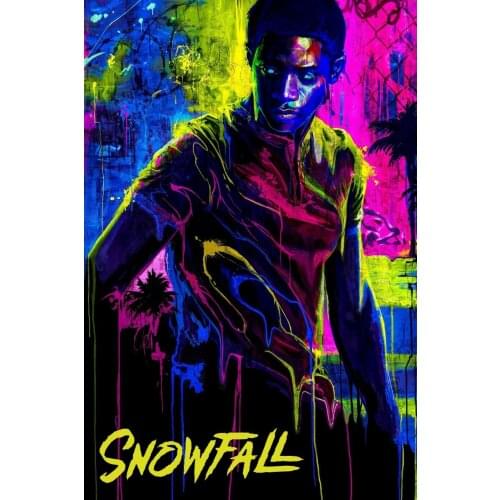 Snowfall Season 4 TV Art print Silk poster Home Wall Decor