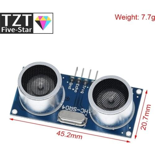 TZT Ultrasonic sensor HC-SR04 HCSR04 to world Ultrasonic Wave Detector Ranging Module HC SR04 HCSR04 Distance Sensor For Arduino