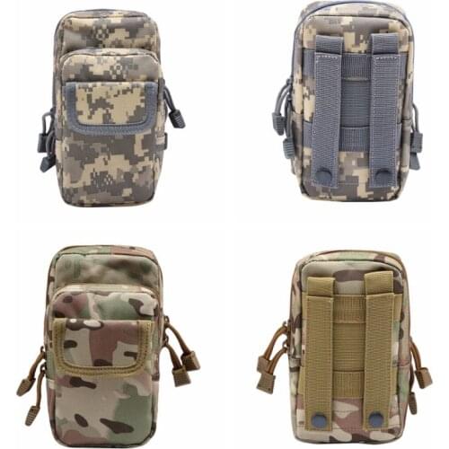 Outdoor Military Storage Bags EDC Nylon Tactical Molle Waist Pack Utility Sundries Pouch Equipment Packs Bags