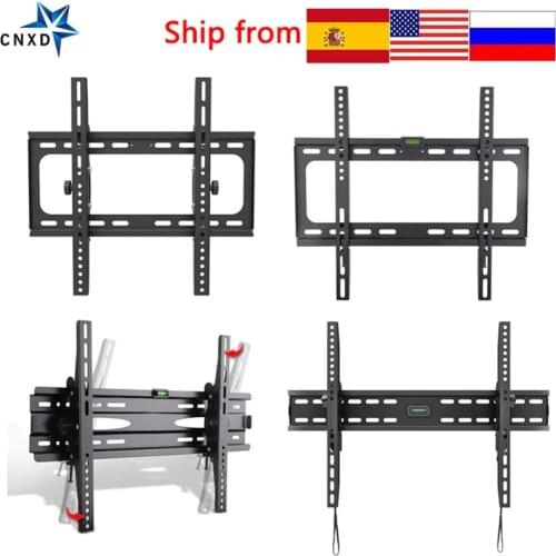 Universal Tilted TV Wall Mount Ultra Slim Tilted TV Monitor Holder TV Frame Bracket for LCD LED Monitor Flat Panel