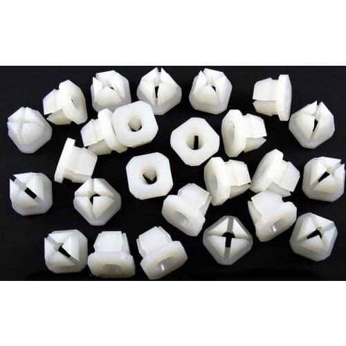 25x Auto Headlight Bezel Grill #8 Or #10 Screw Nut Clip Fits 5/16\" Hole For Replaces 347347 PAS1574