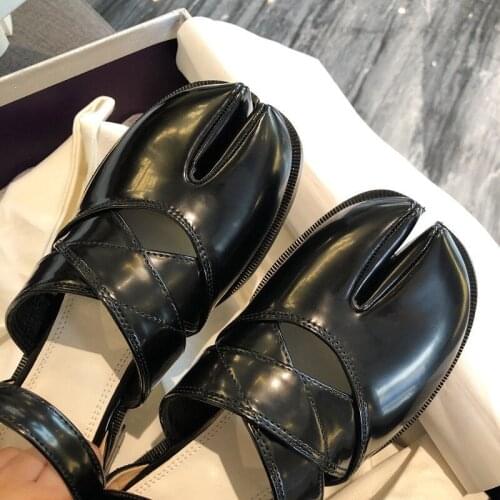 Spring Women Flats 2021 New Student Mary Jane Shoes Womens Shallow Mouth Retro French Thick Sole Shoes Small Leather Shoes