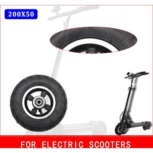 200x50 Off Road Tire with Alloy Rim for Kugoo S1 S2 S3 C3 MINI Electric Bike 8" Electric Scooters Tyre 200*50 Wheel Hub 8 Inch