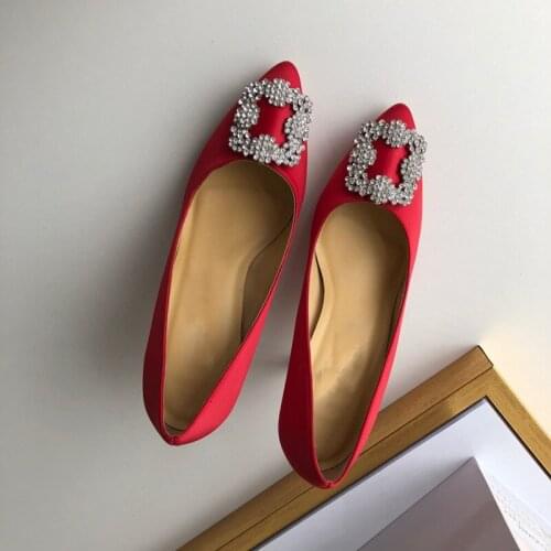 2021 New Fashion Rhinestone Buckle Pumps High Heels for Women