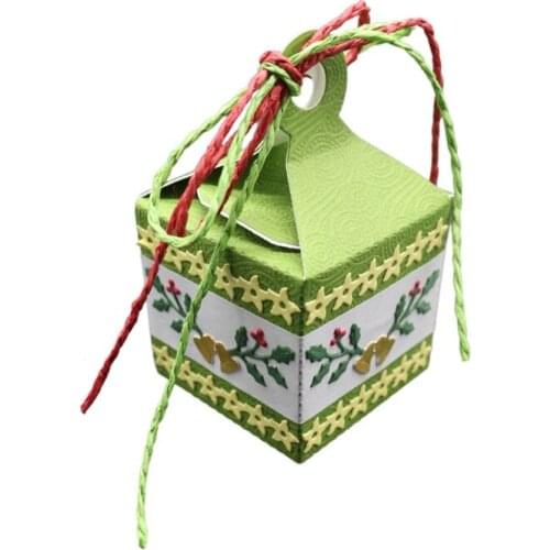 2021 New Christmas Bell Candy Box Metal Cutting Dies Stencil Scrapbooking DIY Album Stamp