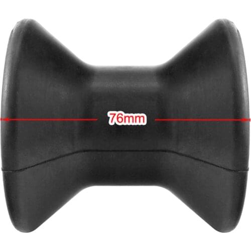 2x Bow Roller Assembly Black Spare Parts And Accessories For Skiboats