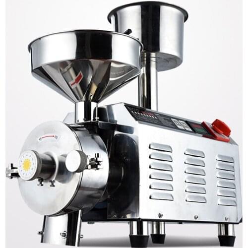 3KW High-Power Sesame Grinder Commercial Peanut Butter Grinder Cereals Soy Milk Wet And Dry Grinding Machine